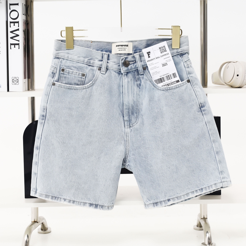 Quần Shorts Jean Relaxed Ruber