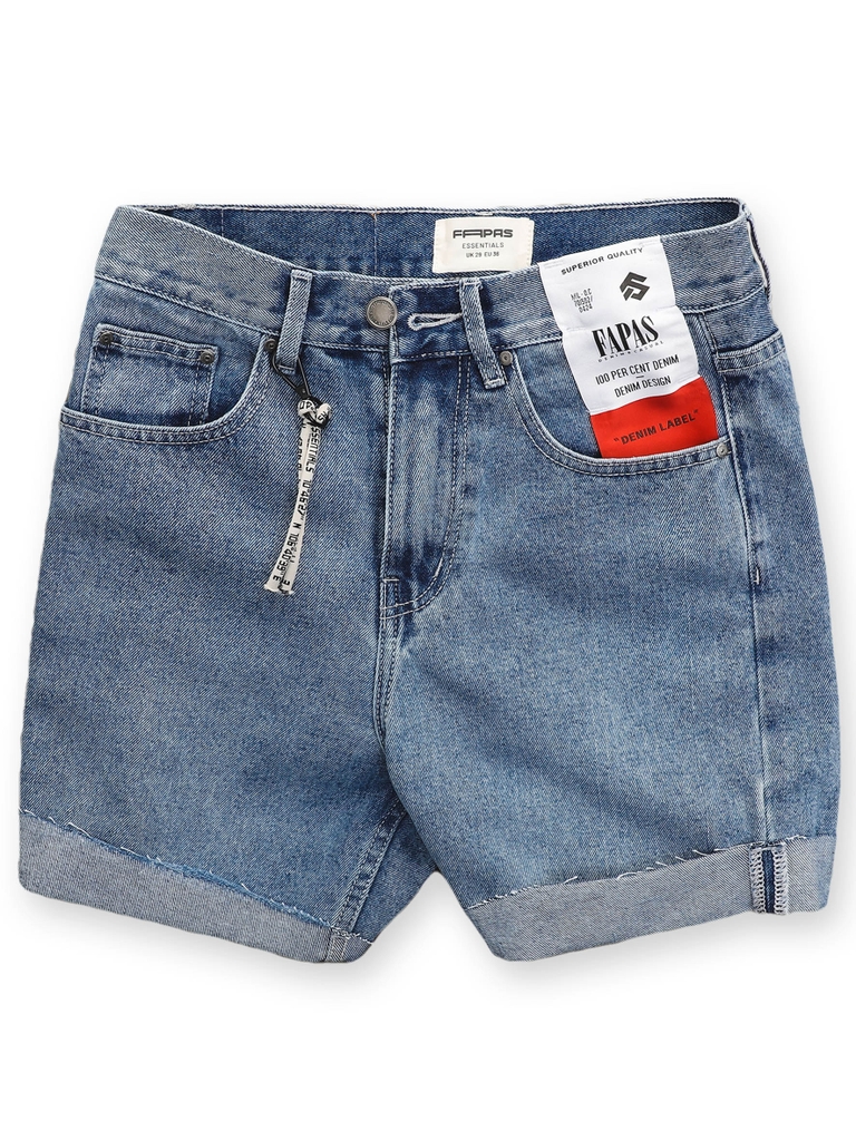 Quần Shorts Jean Relaxed Indian