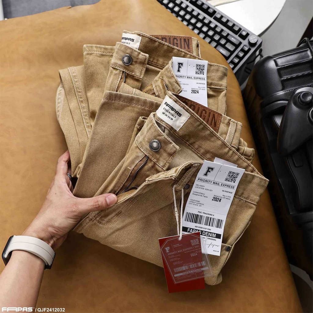 Quần Jean Fapas Straight Noise