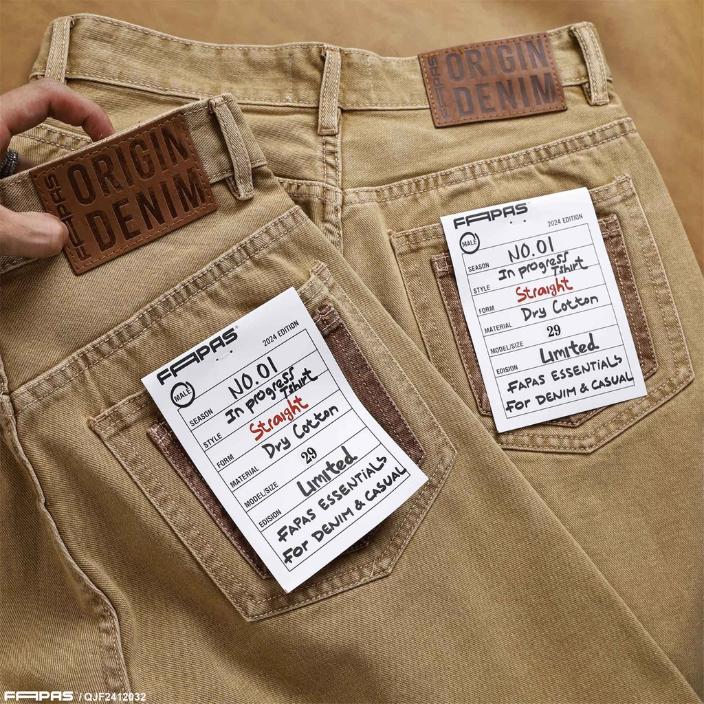 Quần Jean Fapas Straight Noise