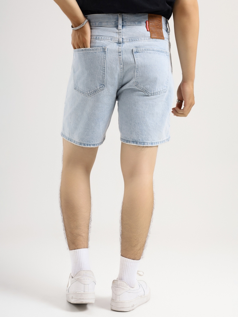 Quần Shorts Jean Relaxed Ruber