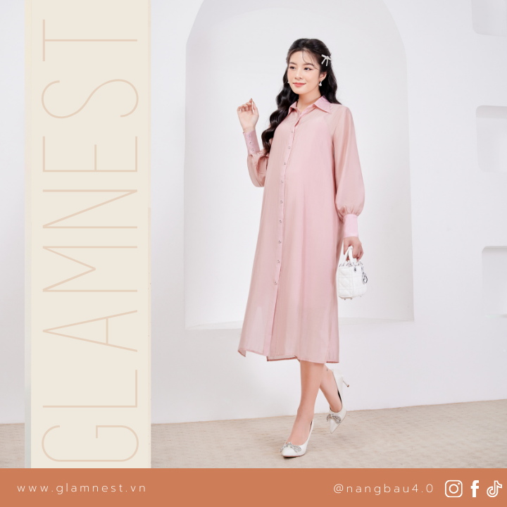 Hebe Dress (Váy sơmi tơ Nhật)