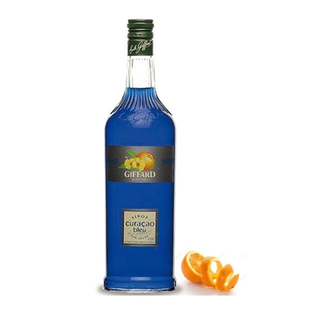 Sirô Vỏ cam xanh Giffard Blue Curacao – chai 1L