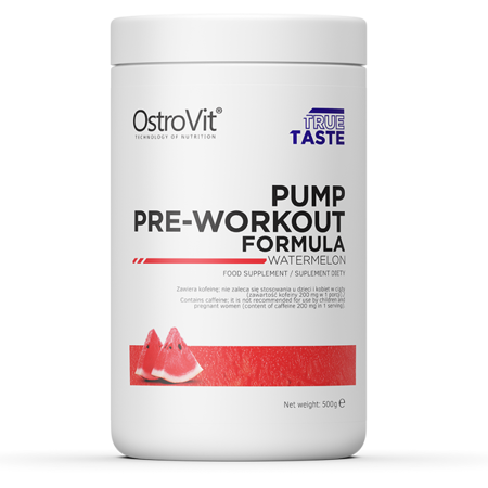 OSTROVIT PUMP PRE-WORKOUT (500 GRAM) - 50 LẦN DÙNG