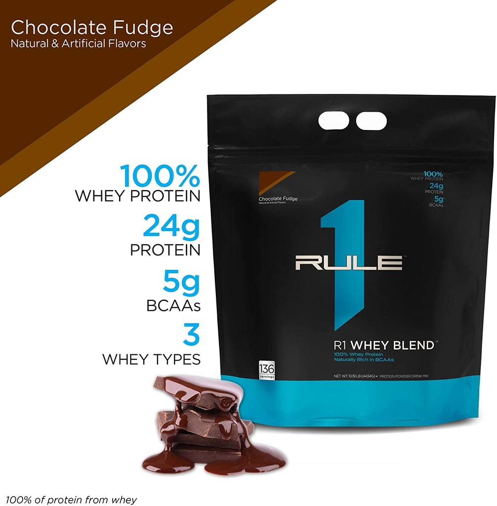 WHEY RULE1 BLEND (XANH) -R1 WHEY PROTEIN TĂNG CƠ - 10LBS