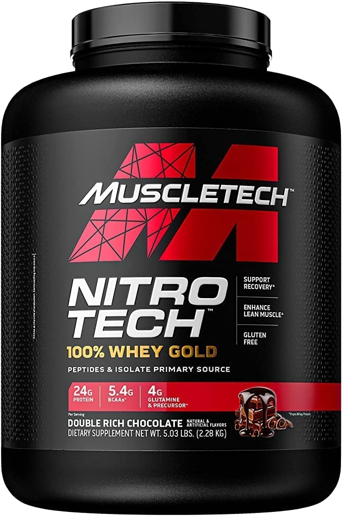 NITROTECH WHEY GOLD - Sữa Tăng Cơ Whey Protein Isolate  - 5.03 LBS