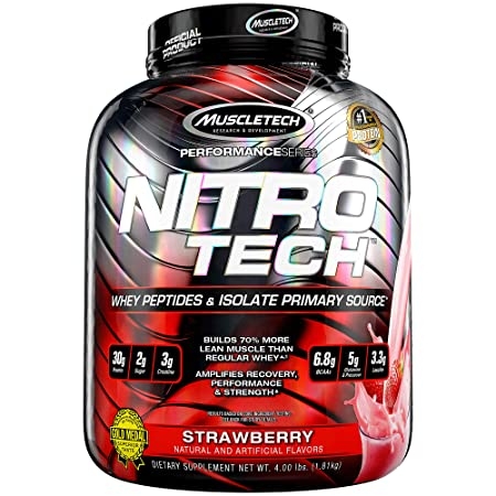 MUSCLETECH NITROTECH WHEY PEPTIDES - Sữa Tăng Cơ Whey Protein - 4LBS
