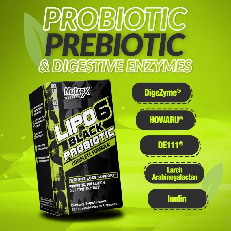 Lipo6 Probiotic - Hỗ trợ giảm mỡ, hệ tiêu hóa, miễn dịch (30 Viên)