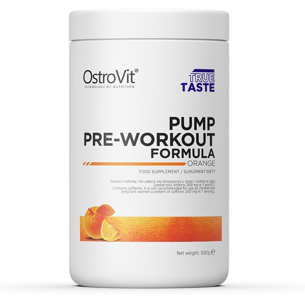 OSTROVIT PUMP PRE-WORKOUT (500 GRAM) - 50 LẦN DÙNG