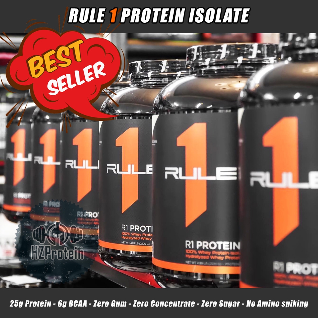 RULE1 PROTEIN (ĐỎ) WHEY ISOLATE RULE 1 PROTEIN TĂNG CƠ - 5 LBS