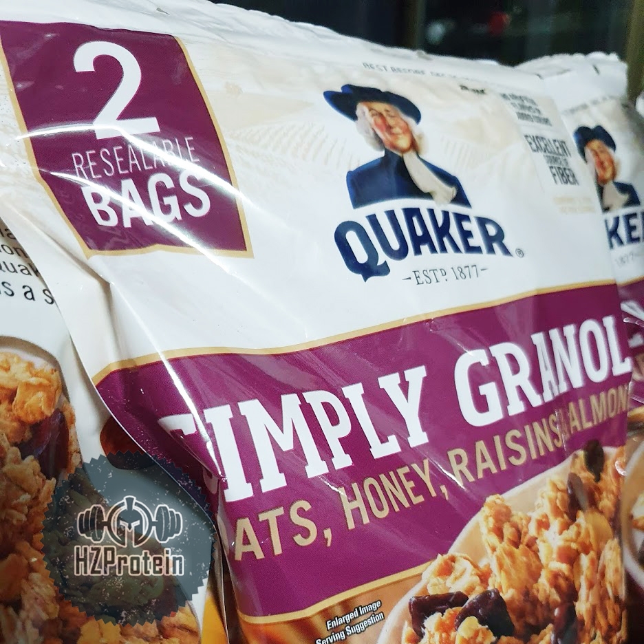 GRANOLA SIMPLY QUAKER - YẾN MẠCH ĂN LIỀN TIỆN LỢI (2 LBS)