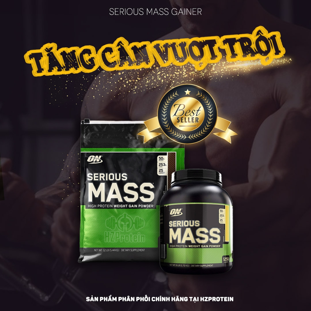 ON SERIOUS MASS GAINER - SỮA TĂNG CÂN CHẤT LƯỢNG (6 LBS)