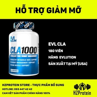 EVL CLA 1000MG - VIÊN UỐNG HỖ TRỢ GIẢM MỠ KHÔNG CHẤT KICH THICH (180 VIÊN)