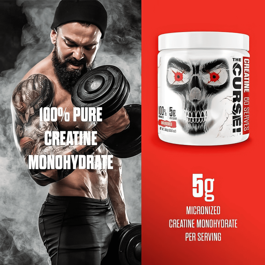 JNX Sports The Curse Micronized Creatine Monohydrate (300/500G)