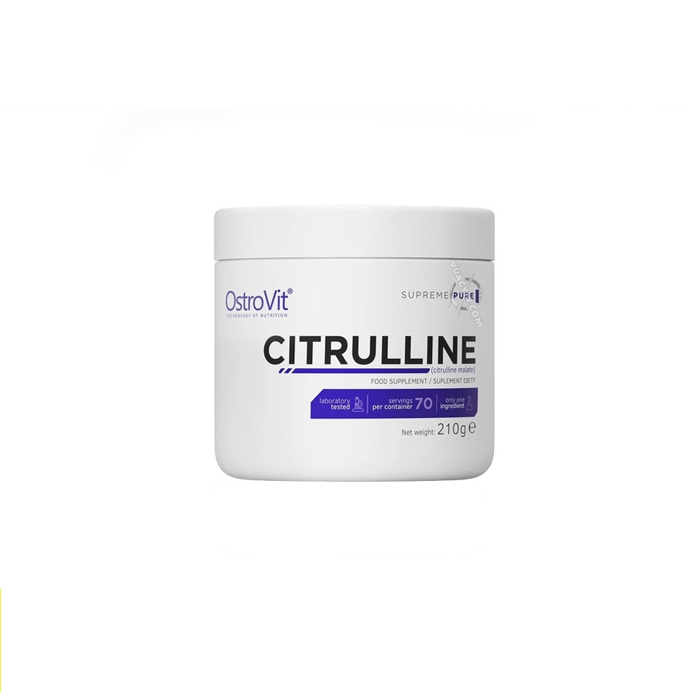 OSTROVIT CITRULLINE 210G - HỖ TRỢ TÁI TẠO CƠ BẮP VÀ CẢI THIỆN SỨC BỀN CƠ BẮP