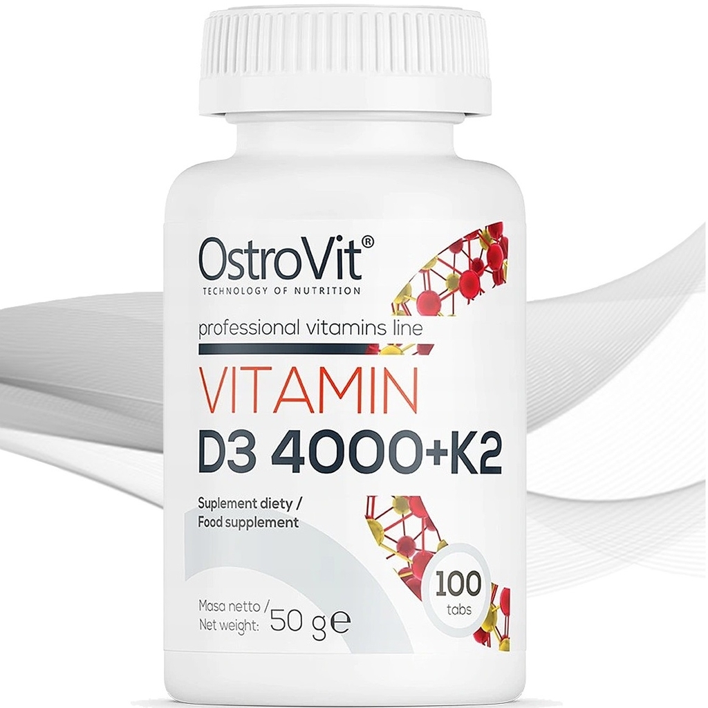 [ Hàng Lỗi ]  Ostrovit Vitamin D3 4000 + K2 - 100 viên