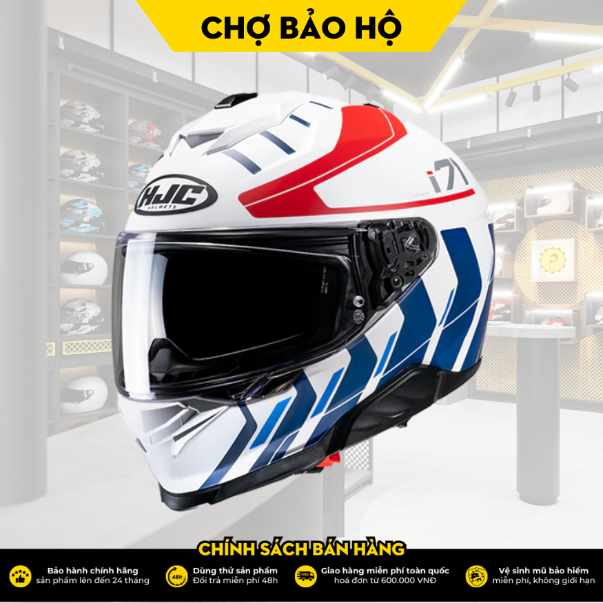 NÓN BẢO HIỂM FULLFACE HJC I71 (TEM)