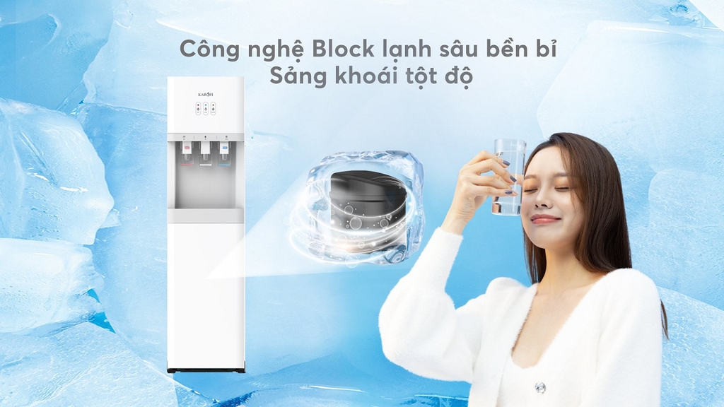 Công nghệ làm lạnh sâu bằng Block của Karofi HCV208