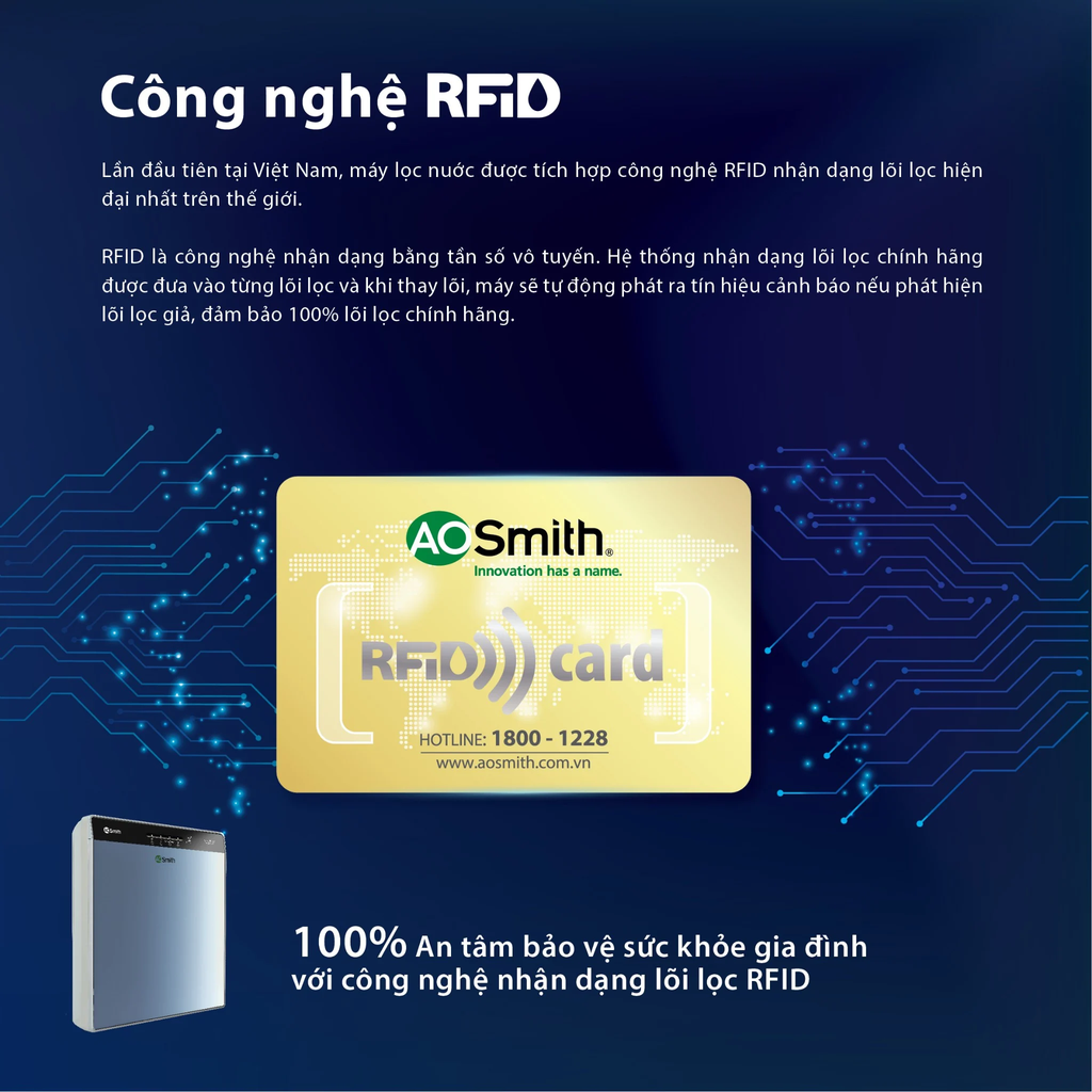 Công nghệ RFID chống lõi giả trên K400