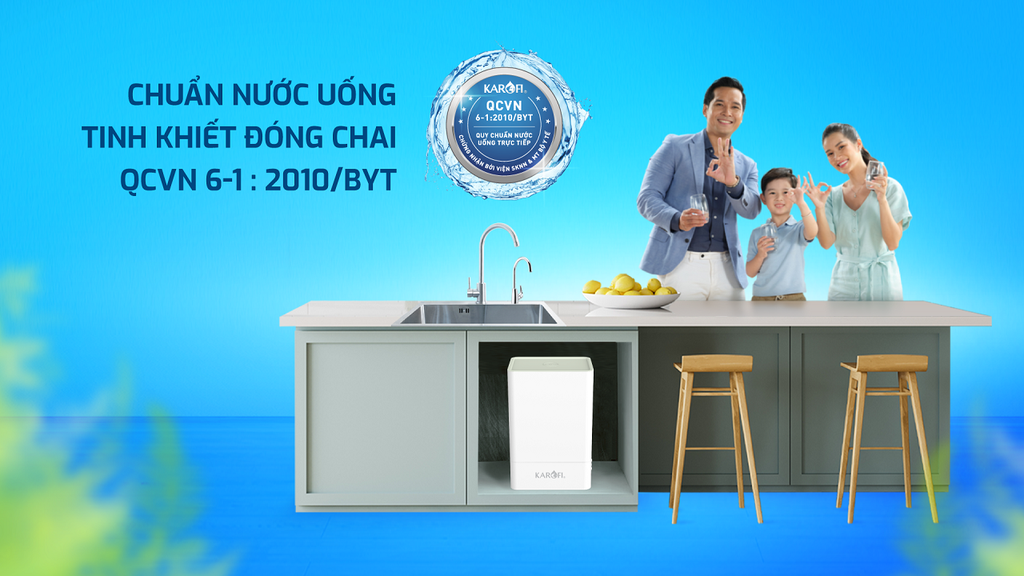 Nước sau lọc đạt chuẩn nước tinh khiết