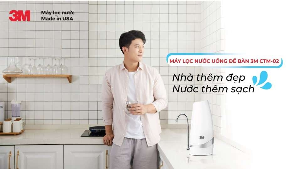 Tính năng nổi bật của máy lọc nước để bàn 3M CTM-02 