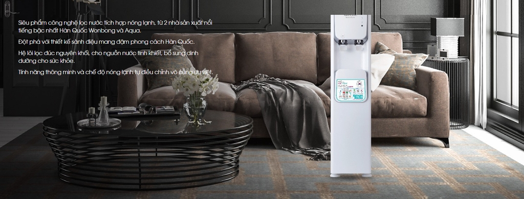 Thiết kế nổi bật của máy lọc nước nóng lạnh Korihome WPK-906