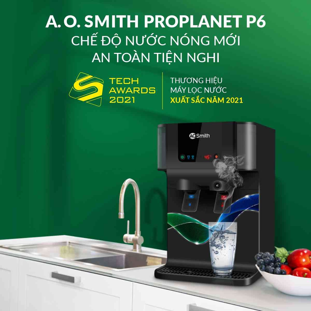 Tính năng nổi bật của máy lọc nước RO A. O. Smith Proplanet P6