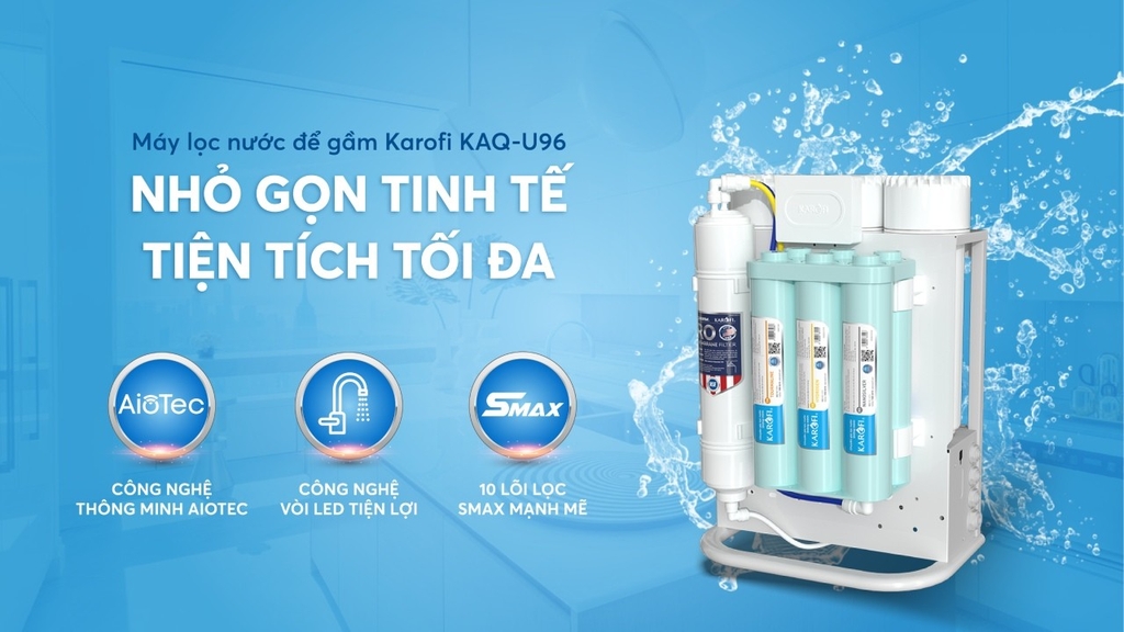 Giới thiệu về máy lọc nước RO Karofi KAQ-U96