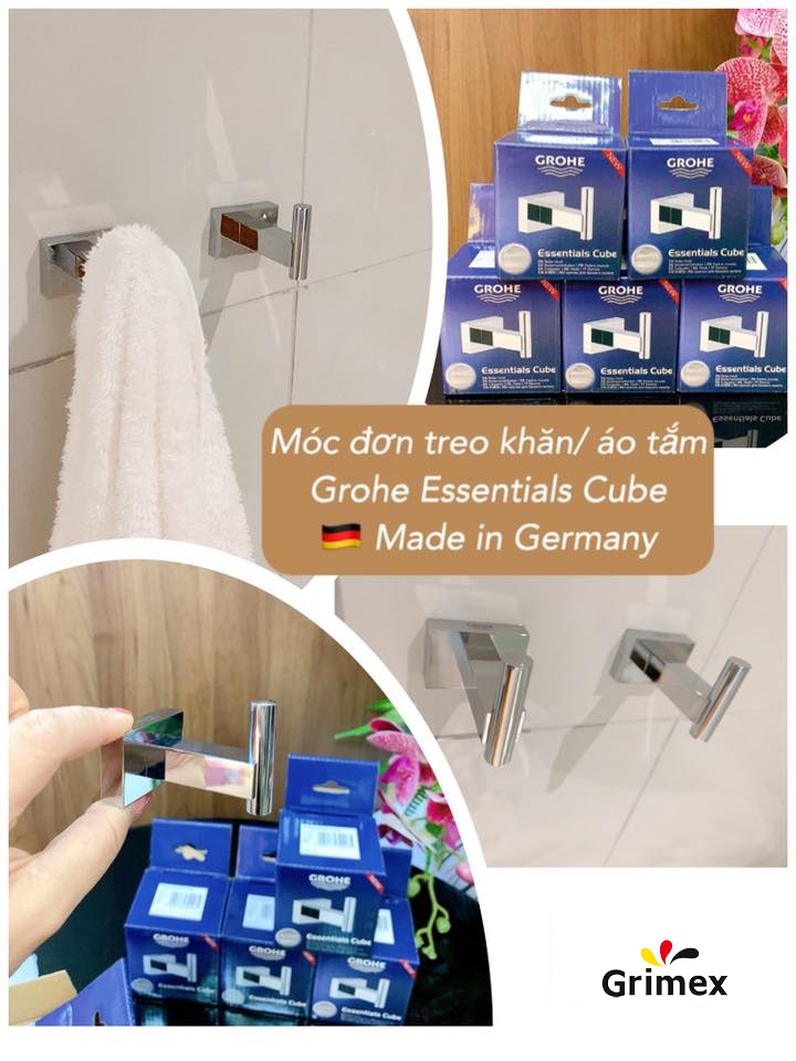 Móc treo khăn, quần áo Grohe Essentials Cube 40511001