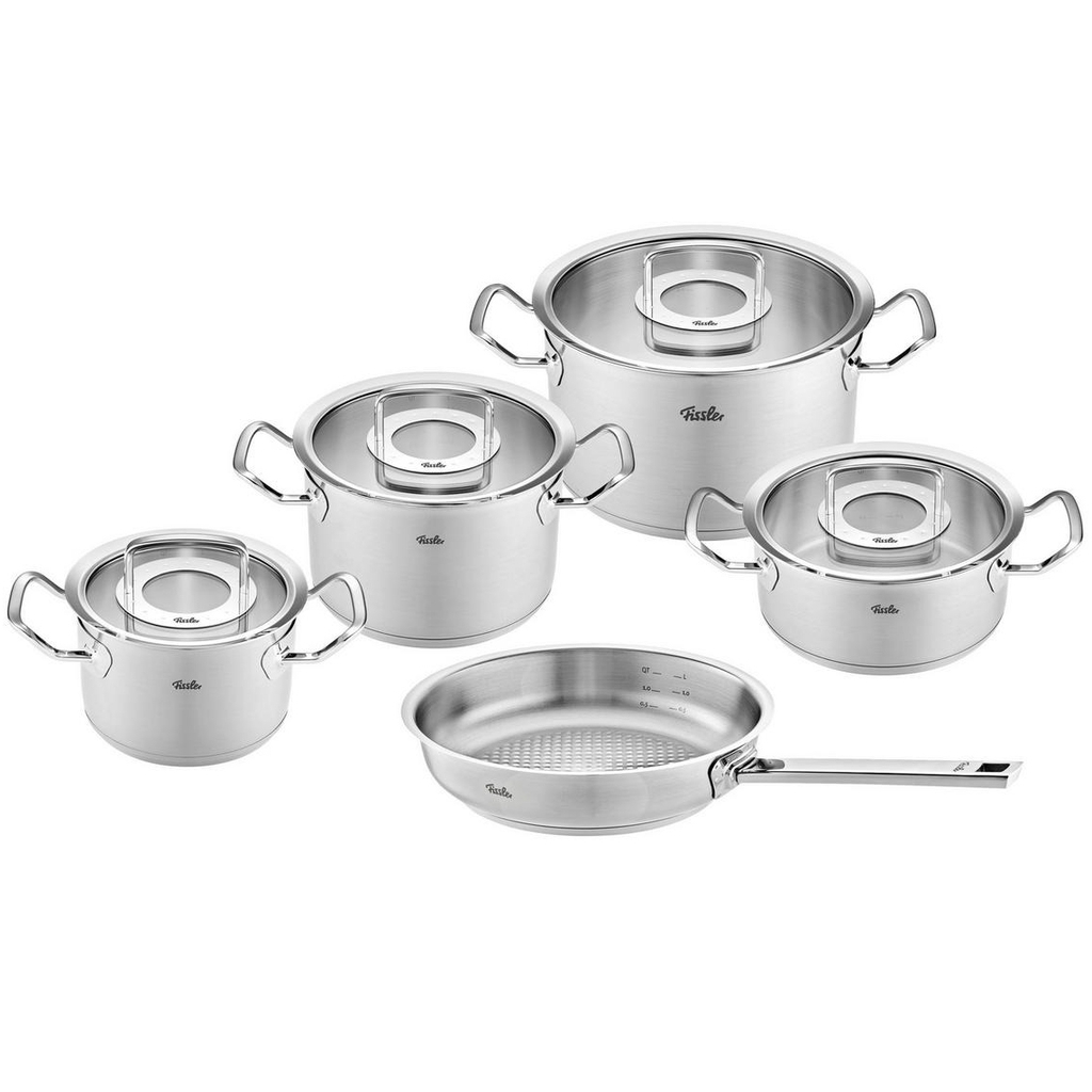 Bộ nồi Fissler Profi Original 5 món (4 nồi 1 chảo)