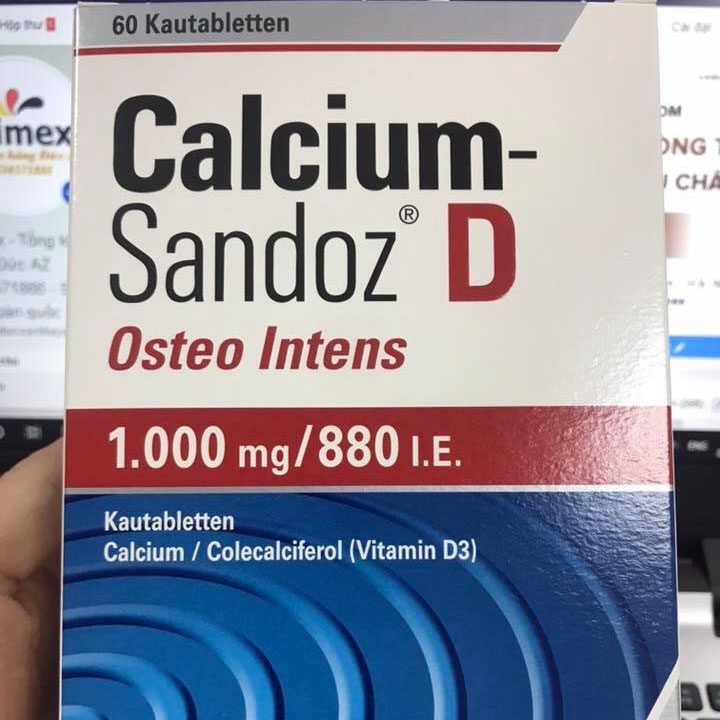 Calcium Sandoz® D Osteo Intens 1000mg/880 I.E