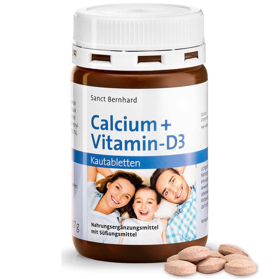 Viên ngậm bổ sung Calcium Vitamin D3 Sanct Bernhard