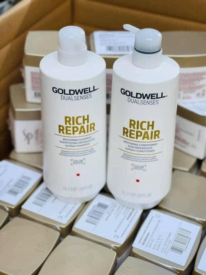 Cặp dầu gội & xả Goldwell Dualsenses Rich Repair