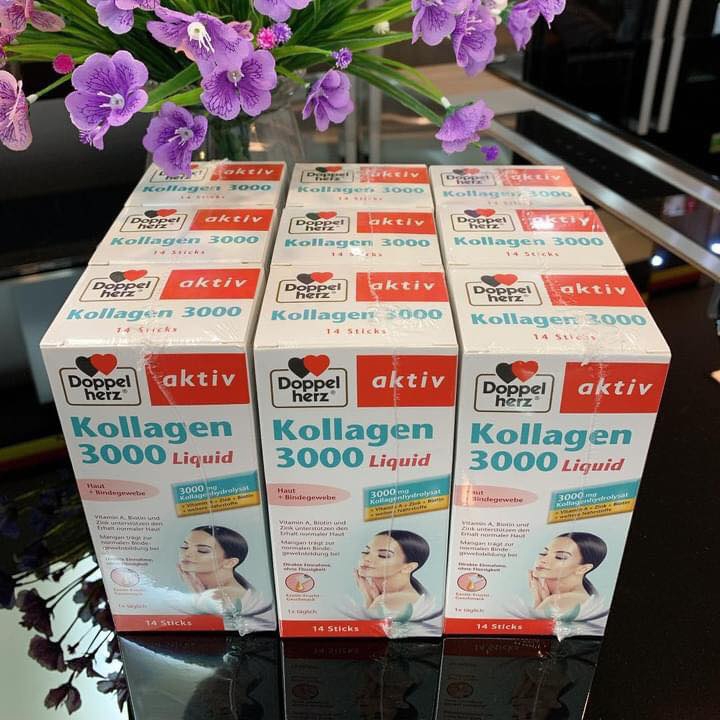 Doppelherz Kollagen 3000 - Làm đẹp da - tóc từ bên trong