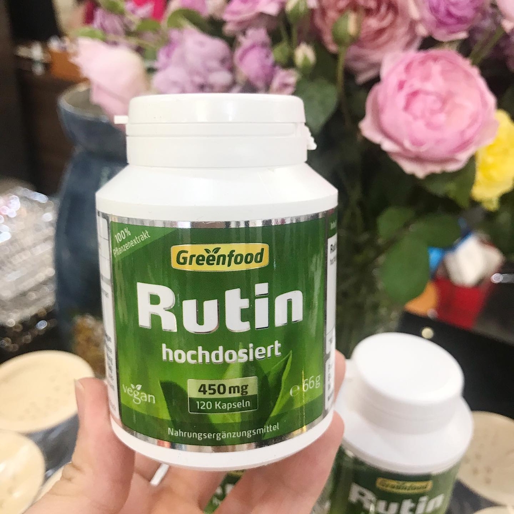 Thuốc điều trị giãn tĩnh mạch Greenfood Rutin