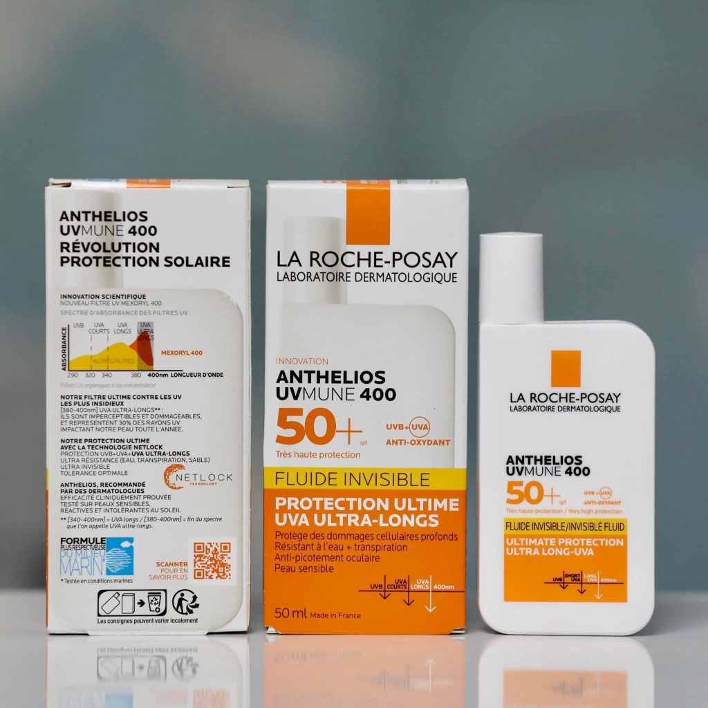 Kem chống nắng Laroche Posay Anthelios SPF 50+ Ultra Invisible Fruide