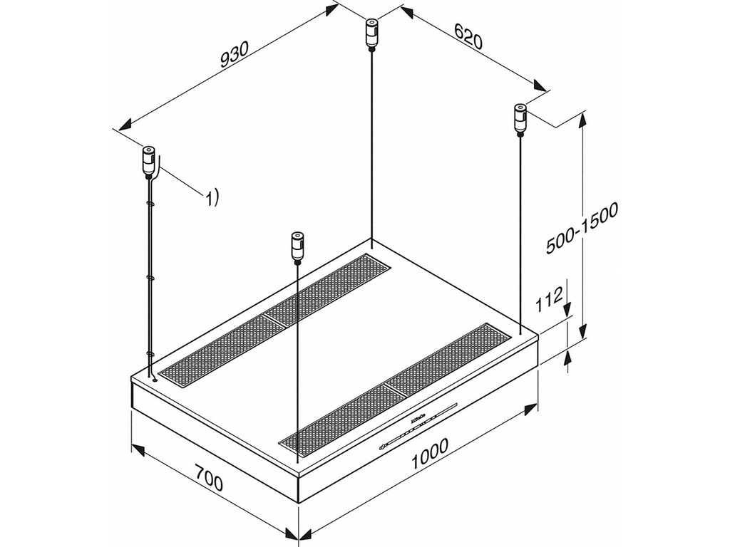 Hút mùi đảo Miele DA 6708 D