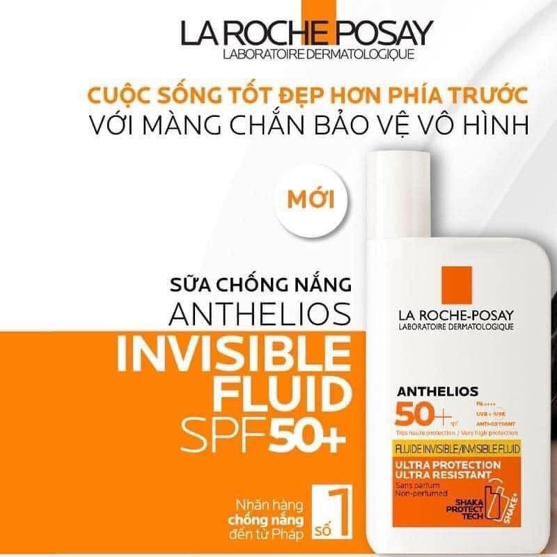 Kem chống nắng La Roche Posay Anthelios SPF 50+ Ultra Invisible Fluide