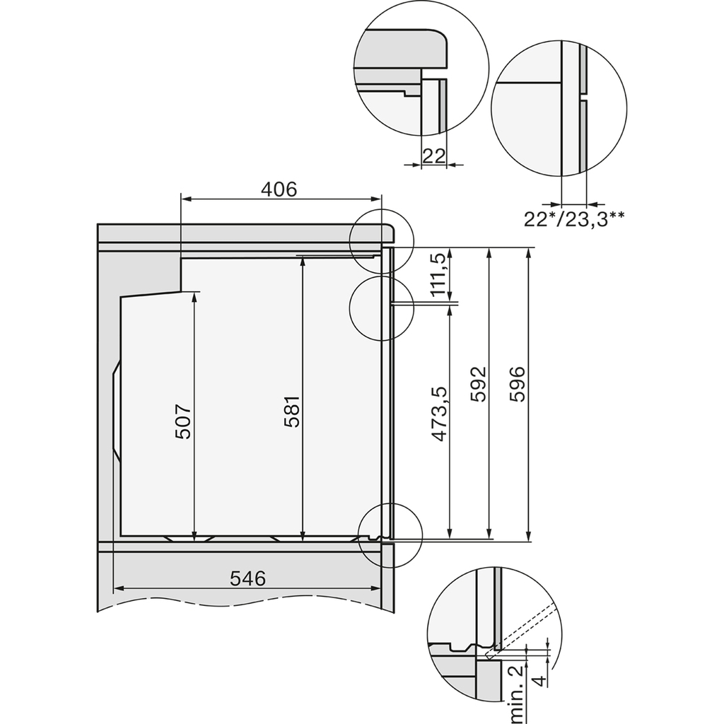 Lò nướng Miele H 2760 B