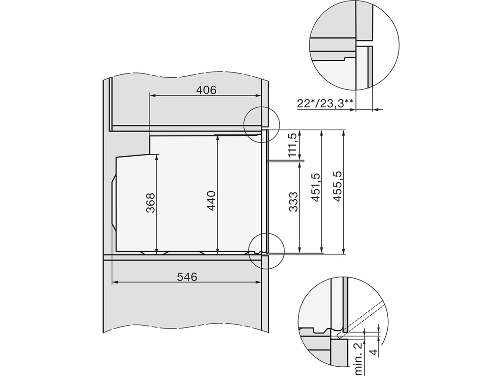 Lò nướng Miele H 7440 B