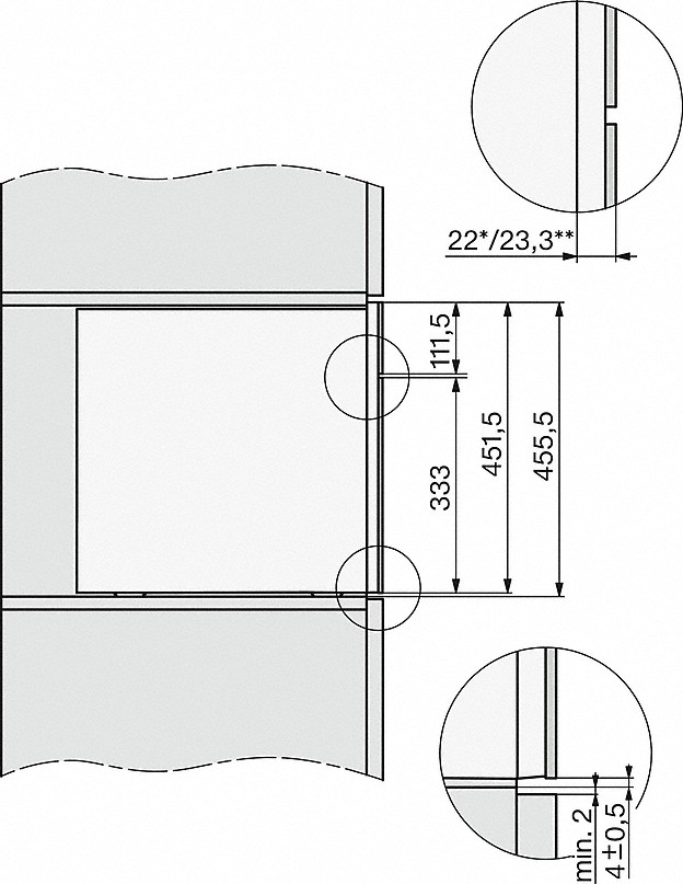 Máy pha cà phê tự động âm tủ Miele CVA 7440