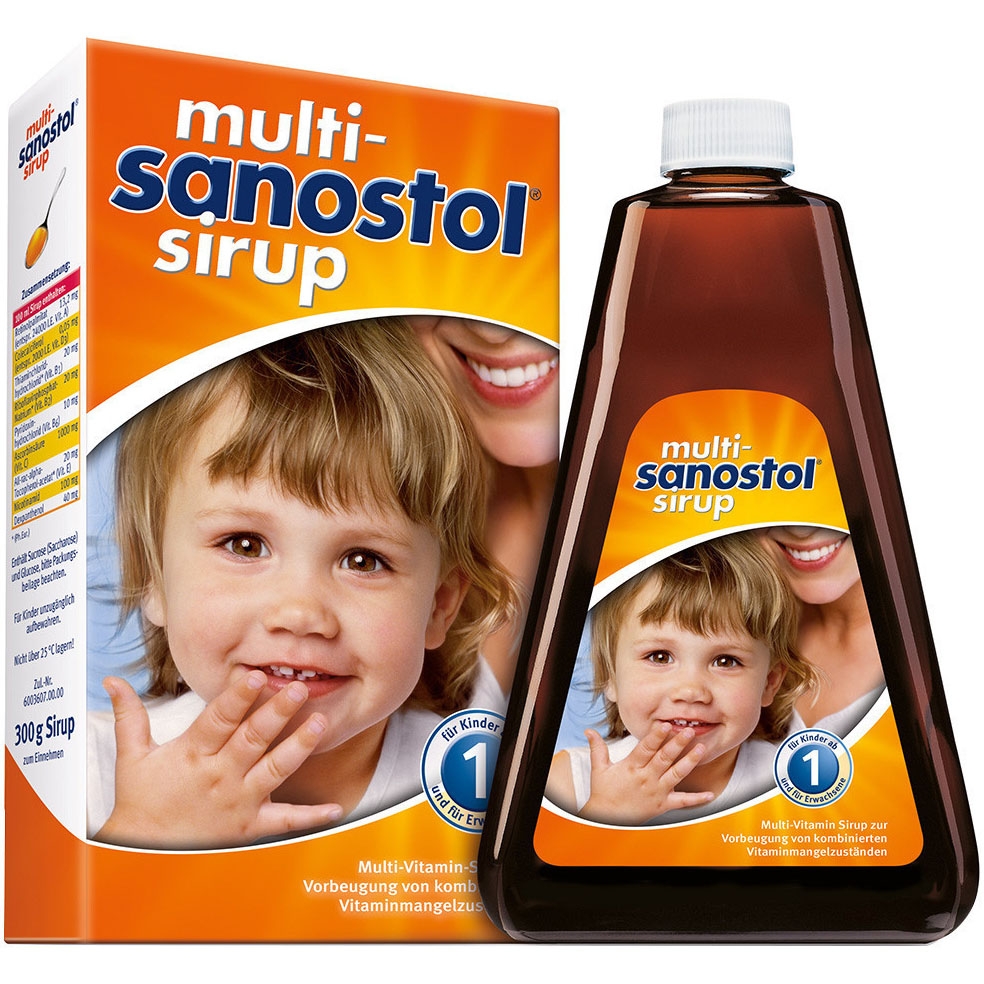 Siro Multi Sanostol Sirup 1 - Multivitamin