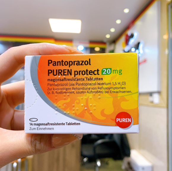 Pantoprazol PUREN protect 20mg - Thuốc điều trị viêm dạ dày cấp và mãn tính, trào ngược dạ dày, thực quản