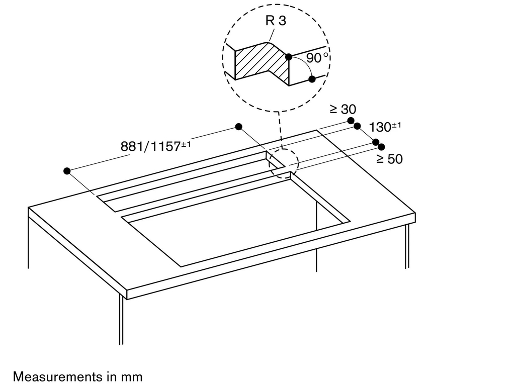 Hút mùi âm bàn Gaggenau AL400192