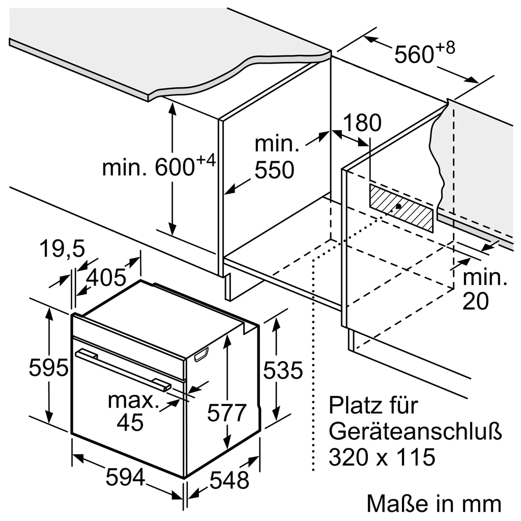 Lò nướng Bosch HBG635BS1