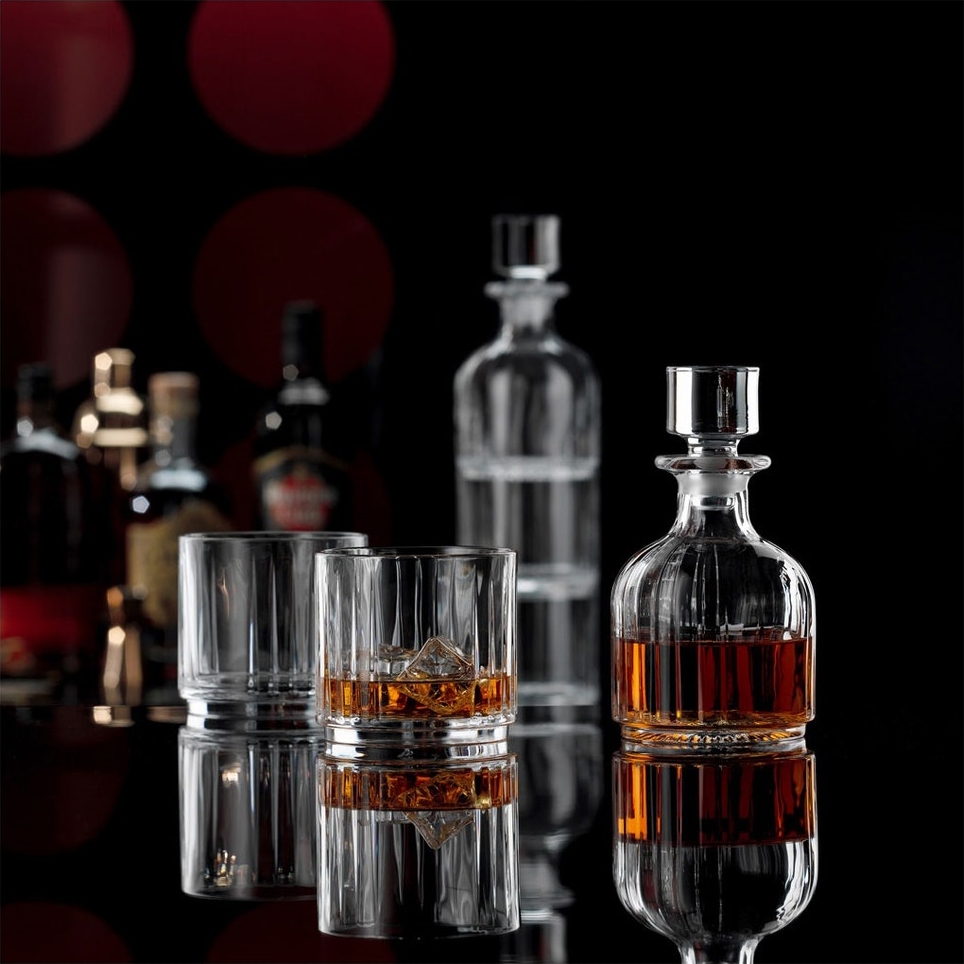 Set 1 bình 2 cốc chồng nhau whisky Bohemia Bar Selection Deluxe