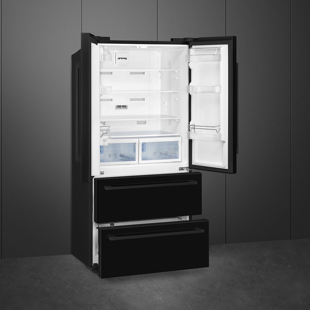 Tủ lạnh 4 ngăn Smeg FQ55FNDF Black