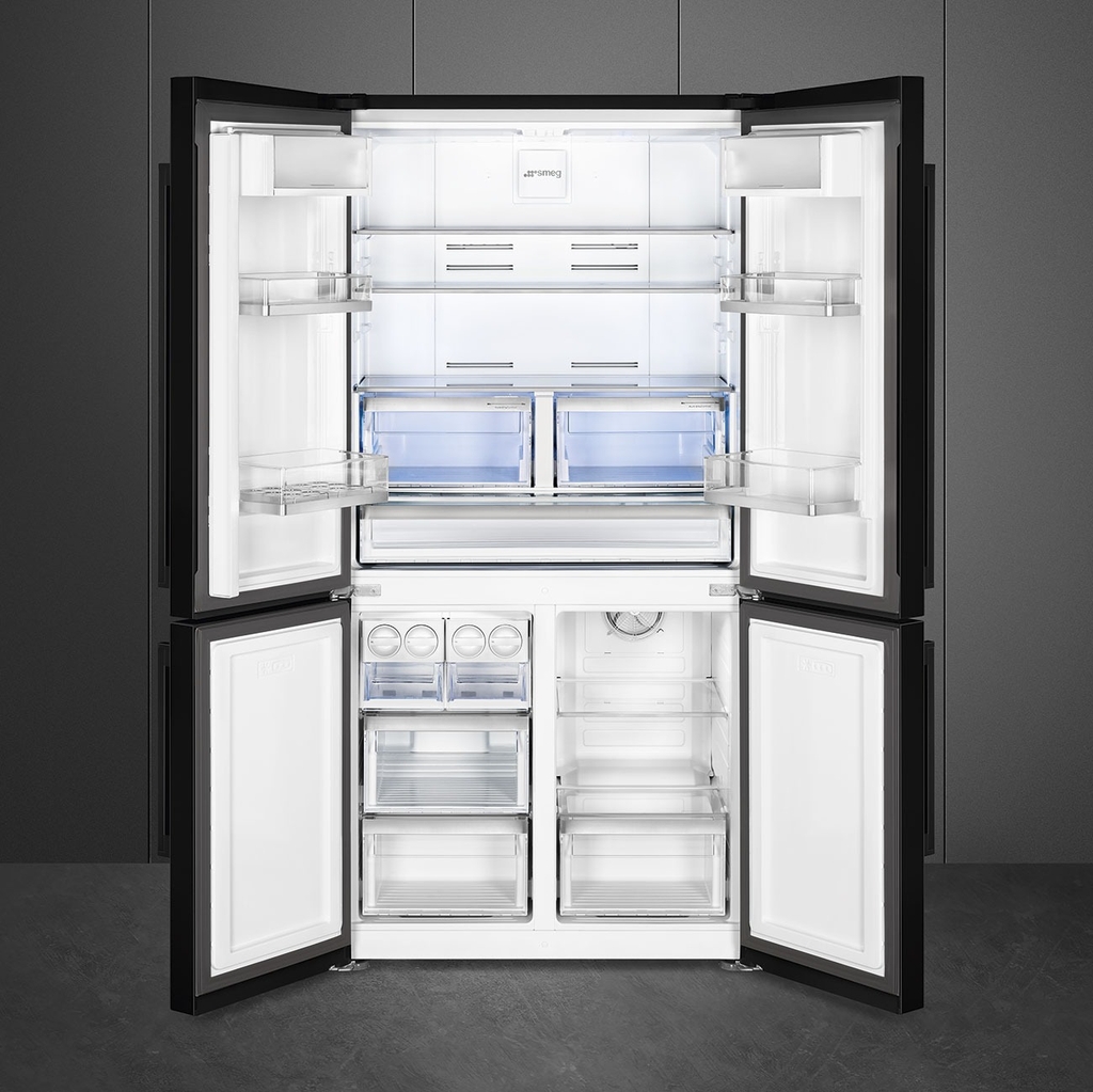 Tủ lạnh Side by side Smeg FQ60NDF Black