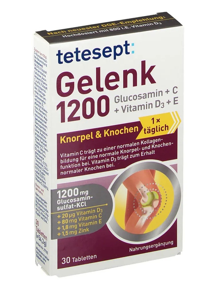Thuốc xương khớp Tetesept Gelenk 1200 30v