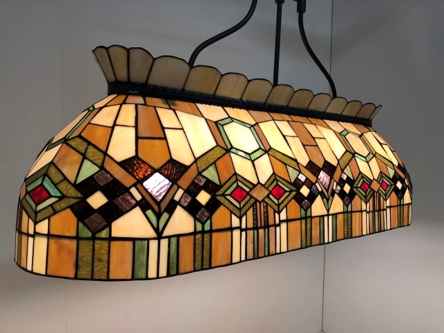 Đèn trần Tiffany Billard-Esstischlampe Geo